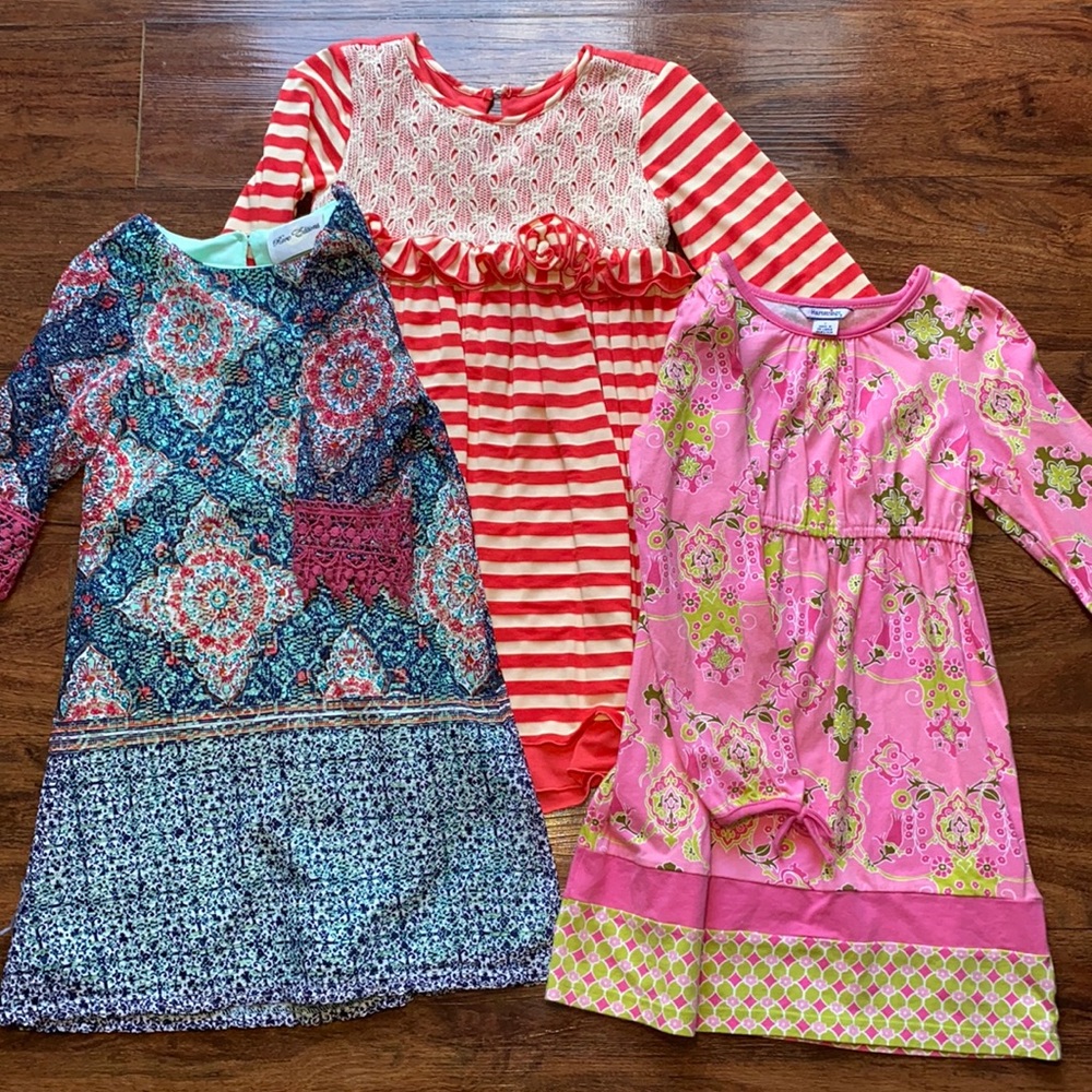 3 girls dresses size 6 Excellent condition